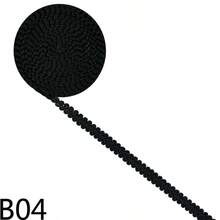 5码金属蕾丝花边丝带，弧形蕾丝面料，缝纫，编织，蕾丝丝带，婚礼工艺DIY服装配饰 - 彩色 - 查看 40