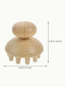 1pc Wood Therapy Massage Tools, Anti Cellulite Massager Body Scraping Lymphatic Drainage Massager,Trigger Point Wood Therapy Gua Sha Tool For Body Sculpting,Back, Legs, Full Body Use - Multicolor - View 6