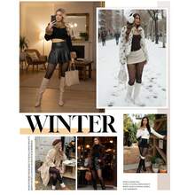 1 Pair Women's Thermal Winter Tights - Thickened -40°C/104°F Proof, Sexy Sheer Coffee Brown Tights, Autumn/Winter Fleece Pantyhose For Business & Sexy Look,Thermal Lined Tights,Fall New Style Women,Warm Bottoming Pants,BridalLingerie - màu đen - Xem 4