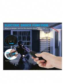 TW 1502 Mini Flash Drive USB con Linterna y Dispositivo de Defensa Personal – Estilo Compacto en Negro - Negro - Ver 6