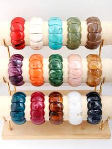 1pc Bohemian Colorful Elastic Bracelet, Perfect Gift For Women Beach Holiday Casual Party - Colorful Bracelets - View 12