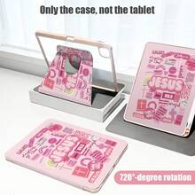 1pc PU Leather Case With Stand, Pen Slot, 720 Degree Rotating Holder, Auto Sleep/Wake Function, Compatible With Honor Pad 8/9/10, Honor GT 11.5inch/X7/V9/V8 Pro, Matepad 11 Inch 2023/2022, Matepad 11.5 (2026), Redmi, OPPO, VIVO, Apple IPad 10th Generation/IPad 11 2025 (A16), Galaxy Tab A9 Plus/A11/A11 PLUS/S11 And More Tablet Models - Multicolor - View 7