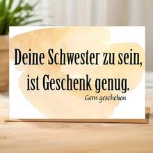 1pc Funny Birthday Greeting Card, Gift Card, Suitable For Siblings, Birthday Gift - Multicolor - View 4