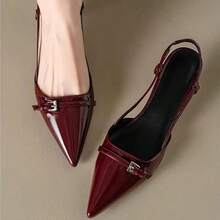 Tacones altos para mujeres - Burdeos - Ver 7