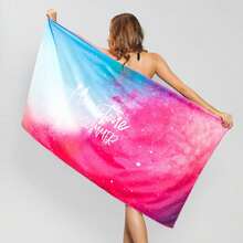 Aimall Sand Free XL Beach Towel + Bag Quick Dry Microfibre Compact Light Swimming AU - Colorful Starry Sky - View 9