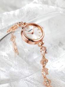 1pc Women's Minimalist Fashionable Luxury Casual Watch, Suitable For Gift Or Daily Wear - one-size - View 4