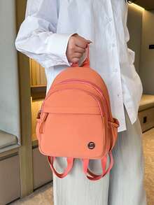 2023新款女士小背包，多功能时尚单肩包，简约斜挎包，休闲手提包，百搭女士旅行背包，适合日常通勤、上学和度假礼物 - 彩色 - 查看 9