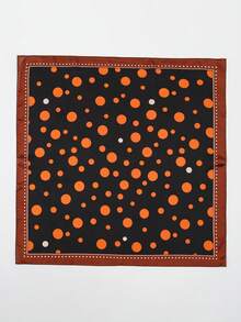 1pc Women's Polka Dot Print Bandana, Popular Casual Fashion Scarf Headband - Multicolor - View 2