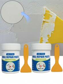 1pc 2pcs 3pcs Wall Repair Paste Stain Cover Peeling Wall Paint Moisture-Resistant Crack Repair Agent (New Version, Boss Version Send Randomly) Waterproof And Anti-Mold White Cream For Wall Repair And Stain CoveringWall Repair Paste - Multicolor - View 4