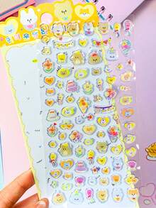 3D Diamond, Candy, Glass, Cartoon, Cute Pet, Children's Fresh Decorative, Transparent Stickers, Adhesive Stickers. Decorative Sticker Gifts. Home Room Decor, Party Decor, Birthday Gifts, Various Holiday Gifts, Fashionable And Versatile. - Multicolor - View 13