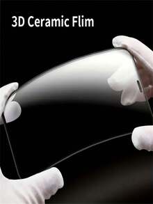 4 Pcs Cover Ceramic Film Compatible With IPhone 17 Pro Max Air 11 14 Plus 15 16 Pro 12 13 Screen Protector Compatible With IPhone X XS Max XR Not Glass Film - Clear - View 7