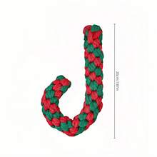 Christmas Dog Leash Toy, Candy Cane Shaped, Interactive Chew Toy, Suitable For Small To Medium Dogs - Training, Play, Teething And Cleaning, Pet Holiday, Durable And Holiday Pet Supplies - Multicolor - View 20
