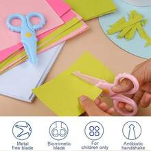 Cute Mini Octopus Shaped Children's Scissors, Plastic Handheld DIY Paper Cutting, Suitable For Kids 3+ Years Old, Ideal Gift Or Prize For Boys And Girls - Multicolor - View 8