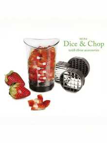 多功能蔬菜切丝器、切片器、切丁器和绞肉器一体机 - 彩色 - 查看 10