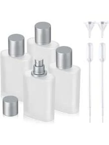 1pc/(100ml, 50ml, 30ml) 3.4 Oz Frosted Glass Spray Bottle Perfume Atomizer, Refillable Perfume Spray Bottle, Empty Bottle, With 2 Spray Nozzles (100ml Frosted Glass), This Refillable Perfume Bottle Is Suitable For Perfume, Cologne, Essential Oils, Air Freshener, Coconut Oil, DIY Sprays, Body Mist And Room Spray. - Multicolor - View 1