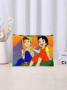 1 túi đựng mỹ phẩm du lịch Heidi họa tiết hoa cổ điển, chất liệu polyester bền chắc, thiết kế hoài cổ, khóa kéo tiện lợi, hình ảnh sống động chất lượng cao, món quà tuyệt vời cho chị em gái, thiếu nữ, phụ nữ. Túi đựng đồ dùng du lịch thiết yếu, túi vệ sinh cá nhân, túi đựng đồ tắm, túi chống thấm nước, dung tích lớn dành cho phụ nữ, túi đựng đồ cần thiết khi đi du lịch, túi du lịch nghỉ dưỡng. - Nhiều màu - Xem 4
