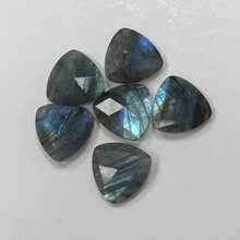 2pieces Natural Stone Charms Flash Labradorite Faceted Rectangle Pendants For Jewelry Making DIY Necklace Bracelets Earrings Handicrafts Accessories - Colored-glitter Stones - View 6