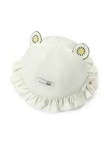 TUTUYA Baby Bucket Hat, Boys' Sun Hat, Girls' Floral Bow Decor Bucket Hat, Fruit Party Ear Decoration Cute Cap, Suitable For Daily Wear/Outdoor/Play - 1PC - View 5