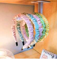 1 Wooden Hair Accessory Organizer With A Rack, Hair Bands With A Rack, Ribbon Organizer, Hair Accessory Storage Rack, High Quality Hair Accessory Display Rack, Suitable For, Living Room, Display Cabinet School, Party, The Best Choice For Birthday, Wedding, Gathering, And Also A Perfect Gift For Colleagues, Friends And Family, The Best Choice For To School Season. - Multicolor - View 10