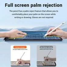 Compatible With Apple Pencil 1st & 2nd Generation, With Palm Rejection And Tilt Sensitivity, Suitable For 2018-2026 6th/7th/8th/9th/10th Gen, Mini 5th/6th Gen, Air 3rd/4th/5th Gen, Pro 11th/12th Gen - Multicolor - View 5