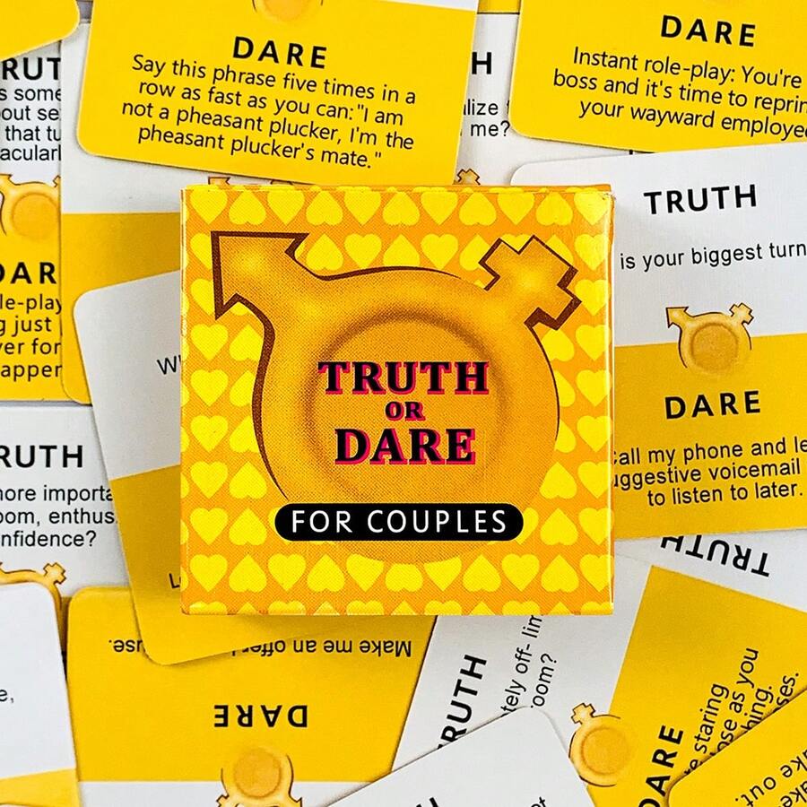 趣味恶作剧游戏、真心话大冒险、派对礼物、情侣饮酒游戏、纸牌游戏 - 彩色 - 查看 1