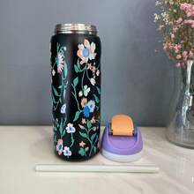 32 Oz Outdoor Sports Water Cup Water Bottle Stainless Steel Vacuumowala Insulated Cup With Lid And Straw Suitable For Water, Iced Tea Or Coffee. - 彩色 - 查看 8