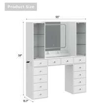 Vanities & Vanity Benches - White - View 9