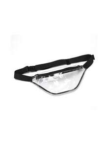 透明PVC腰包，透明体育场腰包，配有可调节肩带，可视化妆收纳包，轻便解放双手设计，多功能，可用作腰包、斜挎包和体育场包，非常适合携带手机、门票、音乐会、体育赛事和节日用品，适合音乐节爱好者、体育迷、旅行者、学生，是体育场馆活动、海滩旅行和日常通勤的理想之选。 - 彩色 - 查看 14