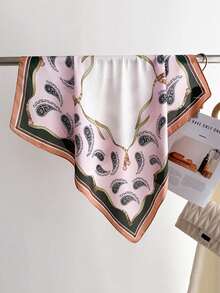 1pc Paisley Print Bandana Scarf For Women - Multicolor - View 2