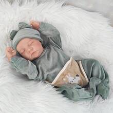 18 Inch/46cm Simulated Full Vinyl Dolls Vivid Rebirth Doll - Hand Drawn Hair The Perfect Companion Gift Birthday Gift Playhouse Toys - Multicolor - View 6