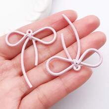 5/10个 42x37mm 彩色涂漆金属合金领结钥匙扣，DIY钥匙扣和耳环工艺材料 - 均碼 - 查看 22