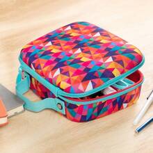 zxxZIT Colorz - Caa grande para lapices con capacidad para asta 110 bolios contenedor de almacenamiento duradero para suministros escres y de oficina cierre de cierre  coloridocaja de oficina - como en la foto - Ver 7