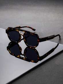 1副休闲PC（聚碳酸酯）时尚眼镜，四季皆宜 - 彩色 - 查看 3