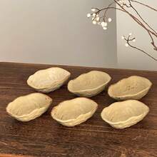 Japanese Retro Ceramic Small Dipping Sauce Dish, Asymmetrical Shaped Soy Sauce Vinegar Wasabi Condiment Plate For Home Use - Multicolor - View 17