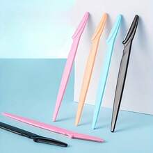 5-Piece Random Color Simple Eyebrow Trimmer Set With Stainless Steel Safety Guard, Suitable For Eyebrow Trimming/Facial Hair/Body Grooming, Portable Travel Case Set, Perfect For Holiday Birthday Gifts And Valentine's Day Gifts. - 5件 - 查看 5