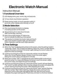 方形/圆形迷你数字时钟钥匙扣 - 运动设计，LED数字显示挂式怀表钥匙扣，小巧便携，是圣诞节、复活节、生日、毕业典礼和开学季的理想礼物 - 多色 - 查看 9