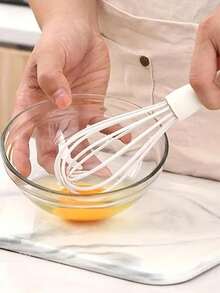 Baking 3 Pieces Set Silicone Baking Hand Mixer, Multi-Purpose Cream & Egg Beater, Hand Held Whisk, Kitchen Baking Tool Set, Silicone BrushOil Brush, Cream Scraper,Nonstick Bread Spatula Rubber Kitchen Jar Blenders Scraper Long,Multi-Functional Baking Silicone Spatula, Cream Cake Spreader - Multicolor - View 3