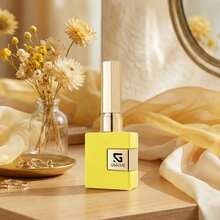 GMUME 16ml Bright Sunshine Yellow Gel Nail Polish No.021 Lively Lemon Citrus Color, Suitable For Summer Beach Vacation, Easter Holiday Manicure Art, Removable UV LED Gel Lacquer 3-Step System, High Gloss Nails - Màu vàng - Xem 3