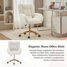 Home Office Chairs - White - View 4