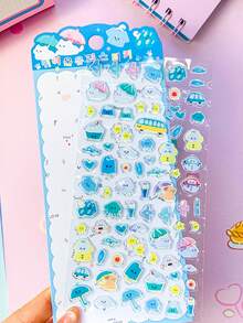 3D Diamond, Candy, Glass, Cartoon, Cute Pet, Children's Fresh Decorative, Transparent Stickers, Adhesive Stickers. Decorative Sticker Gifts. Home Room Decor, Party Decor, Birthday Gifts, Various Holiday Gifts, Fashionable And Versatile. - Multicolor - View 4