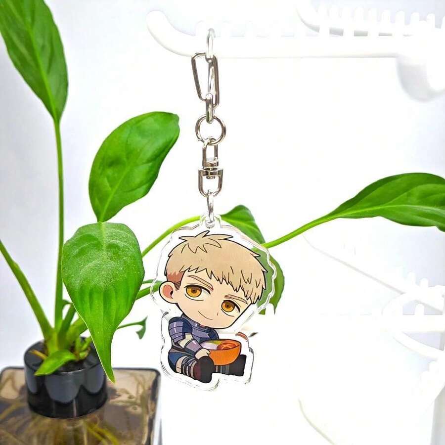 Cartoon Anime Lilo And Stitch Pendant Keychains Holder Car Key Chain Key Ring Mobile Phone Bag Hanging Delicious In Dungeon - 3 - 查看 1