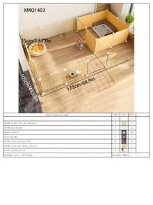 Pet Fence, Dog Isolation Free Combination Indoor Small Dog Kennel With Toilet Area, Home Use Dog Cage - Multicolor - View 16