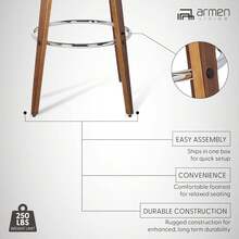 Barstools - 갈색과 호두나무 - 보기 6