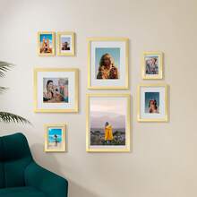 1/3pcs,30X40cm/12X16in Picture Frame, Wooden Photo Frame, A4 Frame, Certificates Documents Poster Frame,12"X16" Frame Withou Mat Photo Frames, Vertical & Horizontal Wall Hanging Black Picture Frame For Home Poster Prints Decor - khung ảnh bằng gỗ - Xem 7
