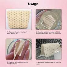 10 piezas de clips nasales autoadhesivos - Almohadillas nasales de contracción por calor a baja temperatura, soporte y fijación externa para fracturas, rinoplastia de fácil aplicación, sin residuos, antideslizante, adecuado para todos los tonos de piel - Multicolor - Ver 8