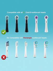 6-Pack Toothbrush Dust Covers, Suitable For Toothbrush Replacement Heads And IO Series Toothbrush Head Protection. Durable And Easy To Clean, Protecting Oral Care Tools From Dirt And Damage. Travel Toothbrush Covers, Compatible With Most Electric Toothbrush Heads. - Multicolor - View 8