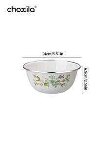 choxila 1 chiếc bát, đĩa, khay tráng men hoa văn kích thước 14/16/18/20/22, thích hợp dùng trong gia đình, nhà hàng, tiếp khách, ăn uống, tháng Ramadan, lễ Eid Al-Adha. - cái bát - Xem 9