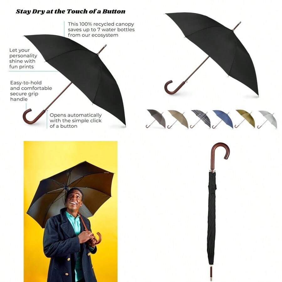 Umbrellas - One Size + Black - View 1