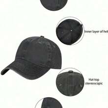 Trenostruzzo Turbo 3000 Italian Brain Fart Fun Gen Z Internet Meme Baseball Cap - Snapback Cap, Duck And Italian Text Design, Unisex Streetwear, Men And Women, Machine Washable Casual Hat, Suitable For Casual Wear And Themed Events, Y2K Pop Culture Accessories - 黑色 - 查看 6