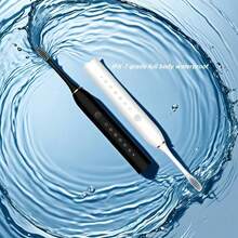 Sound Wave Electric Toothbrush With 6 Modes And Intelligent Timer, Rechargeable USB Oral Care For Men And Women, Including Suitable For Sensitive Gums And Teeth - 粉色 - 查看 10